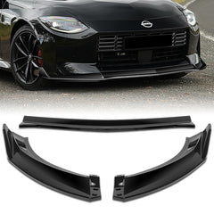 For 2023-2025 Nissan Z 400Z NS-Style Painted Black Front Bumper Lip Spoiler  3pcs