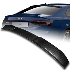 For 2017-2021 Audi A5 S5 RS5 Coupe Real Carbon Fiber Rear Roof Window Spoiler