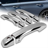 For 2018-2022 Honda Accord Mirror Chrome Door Handle Covers With Smart Keyholes