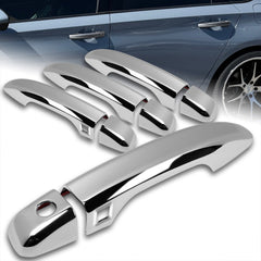 For 2018-2022 Honda Accord Mirror Chrome Door Handle Covers With Smart Keyholes