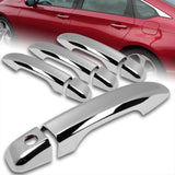 For 2018-2022 Honda Accord Mirror Chrome Door Handle Covers No Smart Keyholes