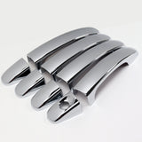 For 2012-2023 Ford Ranger Mirror Chrome Door Handle Covers Cap No Smart Keyholes