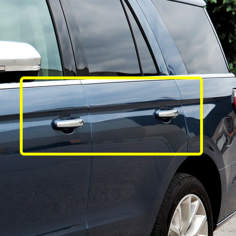 For 2018-2024 Ford Expedition Mirror Chrome Door Handle Covers No Smart Keyholes