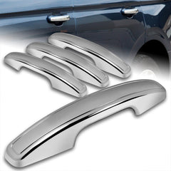 For 2018-2024 Ford Expedition Mirror Chrome Door Handle Covers No Smart Keyholes