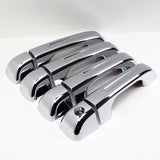 For 2019-2025 Dodge Ram 1500 Mirror Chrome Door Handle Covers No Smart Keyholes