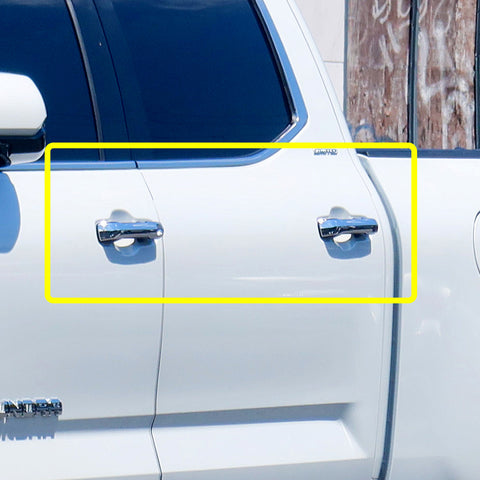 For 2022-2025 Toyota Tundra/Sequoia Chrome Door Handle Covers No Smart Keyholes