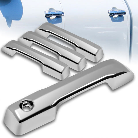 For 2022-2025 Toyota Tundra/Sequoia Chrome Door Handle Covers No Smart Keyholes