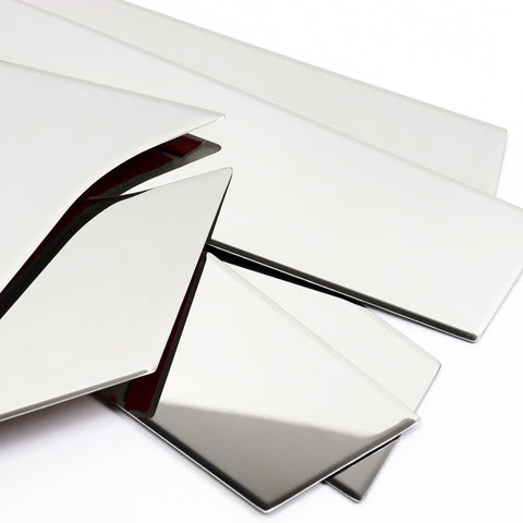 For 2016-2025 Chevy Malibu Stainless Polish Mirror Chrome Door Pillar Trim 6-PCS