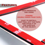 For 2016-2025 Chevy Malibu Stainless Polish Mirror Chrome Door Pillar Trim 6-PCS