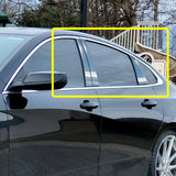For 2016-2025 Chevy Malibu Stainless Polish Mirror Chrome Door Pillar Trim 6-PCS