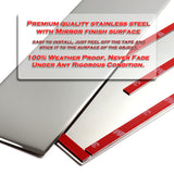 For 2018-2022 GMC Terrain Stainless Polish Mirror Chrome Door Pillar Trim 6pcs