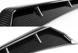 For 2016-2021 Honda Civic Carbon Style ABS Side Fender Vent Air Wing Cover Trim