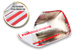 For 2008-2012 Ford Escape Chrome ABS Plastic Side Mirror Cover LH+RH 2-Pcs + For 2008-2012 Ford Escape Stainless Polish Mirror Chrome Door Pillar Trim 6PCS