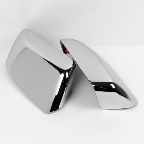 For 2015-2020 Chevy Tahoe Suburban GMC Yukon Mirror Chrome Top Half Mirror Cover