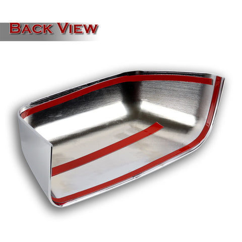 For 2015-2020 Chevy Tahoe Suburban GMC Yukon Mirror Chrome Top Half Mirror Cover