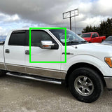 For 2009-2014 Ford F150 Mirror Chrome Full Side Mirror Covers W/ Turn Signal Cut