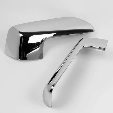 For 2019-2024 Chevy Silverado / GMC Sierra 1500 Replacement Chrome Mirror Covers