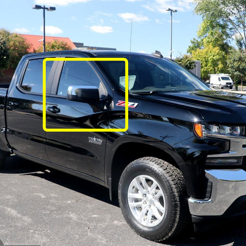 For 2019-2024 Chevy Silverado / GMC Sierra 1500 Replacement Chrome Mirror Covers