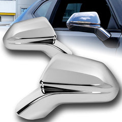 For 2016-2022 Chevy Camaro Triple Chrome ABS Plastic Side Mirror Covers Overlay