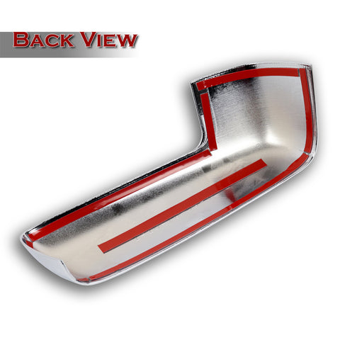 For 2019-2025 Chevy Silverado / GMC Sierra 1500 Chrome Top Half Mirror Covers