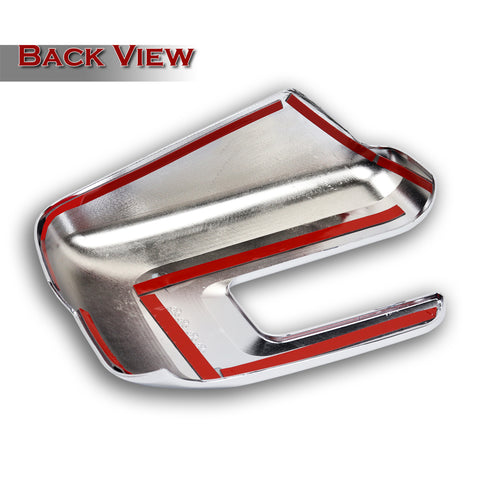 For 2021-2023 Ford F150 Chrome Side Mirror Covers Overlays W/ Turn Signal Hole