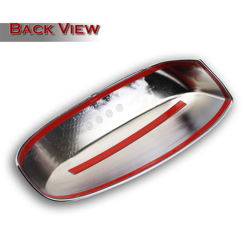 For 2007-2013 Chevy Silverado Suburban Yukon Sierra Chrome Top Half Mirror Cover
