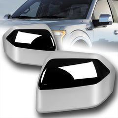 For 2015-2020 Ford F-150 F150 Mirror Chrome Replacement Side Mirror Covers Cap