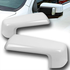 For 2019-2024 Chevy Silverado GMC Sierra Replacement Summit White Mirror Covers
