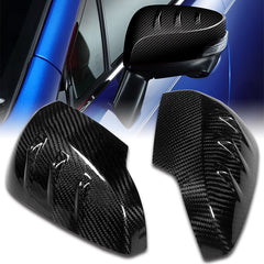 For 2015-2021 Subaru WRX STi Real Carbon Fiber Side View Mirror Covers Cap Trim