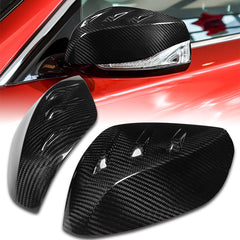 For 2014-2023 Infiniti Q50 Q60 Real Carbon Fiber Side View Mirror Covers Cap