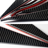 For 2021-25 BMW M3 M4 G80 G82 Carbon Fiber Front Bumper Aero Winglet Canard Fins