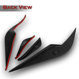 For 2021-25 BMW M3 M4 G80 G82 Carbon Fiber Front Bumper Aero Winglet Canard Fins