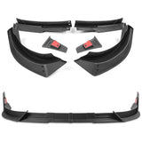 For 2013-2018 Ram 1500 / 2019-2024 Ram 1500 Classic Front Bumper Spoiler Lip  6pcs