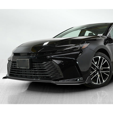 For 2025-2026 Toyota Camry LE XLE Painted BLK Front Bumper Lip Spoiler Splitter  3pcs