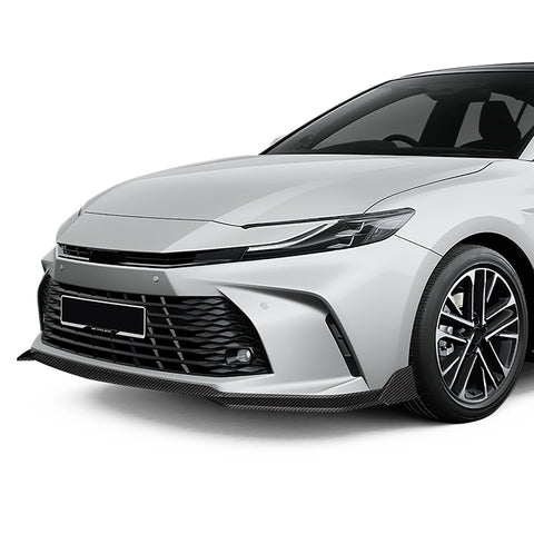 For 2025-2026 Toyota Camry LE XLE Carbon Style Front Bumper Lip Spoiler Splitter  3pcs