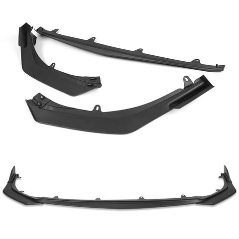 For 2025-2026 Toyota Camry LE XLE Matt Black Front Bumper Lip Spoiler Splitter 3pcs