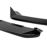 For 2025-2026 Honda Civic Sedan Hatchback Painted Black Front Bumper Lip Spoiler  3pcs