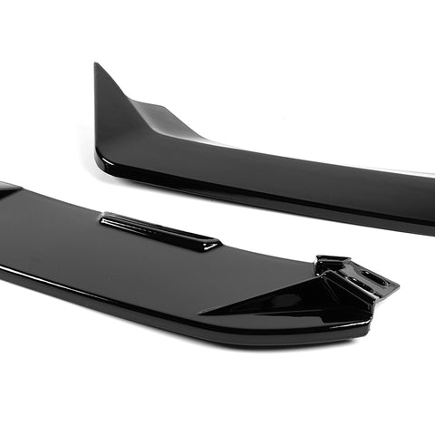 For 2025-2026 Honda Civic Sedan Hatchback Painted Black Front Bumper Lip Spoiler  3pcs