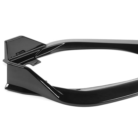 For 2025-2026 Honda Civic Sedan Hatchback Painted Black Front Bumper Lip Spoiler  3pcs