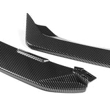 For 2025-2026 Honda Civic Sedan Hatchback Carbon Style Front Bumper Lip Spoiler  3pcs
