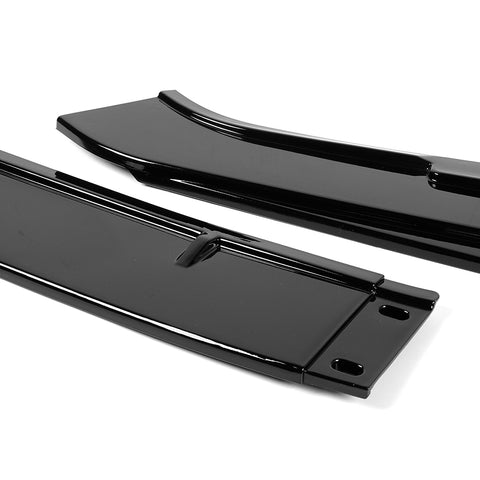 For 2023-2026 Honda Civic Type-R FL5 Painted Black Front Bumper Lip Spoiler 3pcs