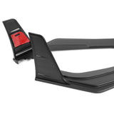 For 2023-2026 Honda Civic Type-R FL5 Black Front Bumper Lip Spoiler Splitter 3pcs