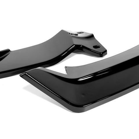 For 2019-2022 BMW Z4 G29 M-Sport Painted Black Front Bumper Body Kit Spoiler Lip + 31"x4" Universal Painted Black Side Skirt Rocker Splitters Diffuser Winglet Wind  5pcs