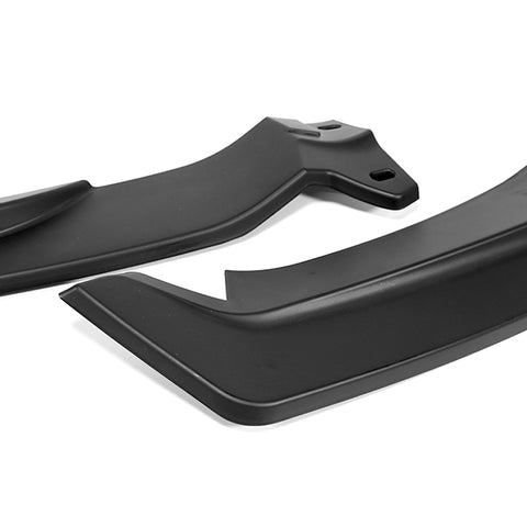 For 2019-2022 BMW Z4 G29 M-Sport Matt Black Front Bumper Body Kit Spoiler Lip + 86" x 4" Universal Black Side Skirt Extension Rocker Splitters Diffuser Lip 9pcs