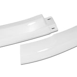 For 2016-2020 BMW M2 F87 RA-Style Painted WH Front Bumper Spoiler Splitter Lip + 86" x 4" Universal Painted White Side Skirt Extension Rocker Splitters Lip 9pcs