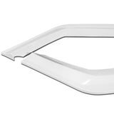 For 2016-2020 BMW M2 F87 RA-Style Painted WH Front Bumper Spoiler Splitter Lip + 86" x 4" Universal Painted White Side Skirt Extension Rocker Splitters Lip 9pcs