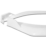 For 2014-2016 Toyota Corolla S GT-Style Painted White Front Bumper Spoiler Lip + 31"x4" Universal Painted White Side Skirt Rocker Splitters Diffuser Winglet Wind 5pcs