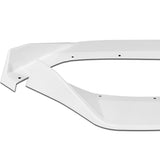 For 2020-2025 Chevy Corvette C8 5VM-Style Painted White Front Bumper Spoiler Lip + 31"x4" Universal Painted White Side Skirt Rocker Splitters Diffuser Winglet Wind  5pcs