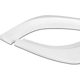 For 2012-2014 Mercedes-Benz W204 C63 AMG Painted White Front Bumper Spoiler Lip + 86" x 4" Universal Painted White Side Skirt Extension Rocker Splitters Lip 9pcs