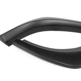 For 2012-2014 Mercedes-Benz W204 C63 AMG Matt Black Front Bumper Spoiler Lip  + 86" x 4" Universal Black Side Skirt Extension Rocker Splitters Diffuser Lip 9pcs